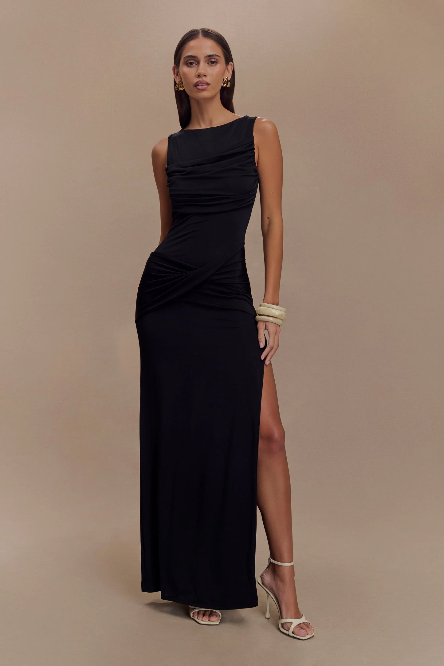 Philippa - Drape Maxi Dress