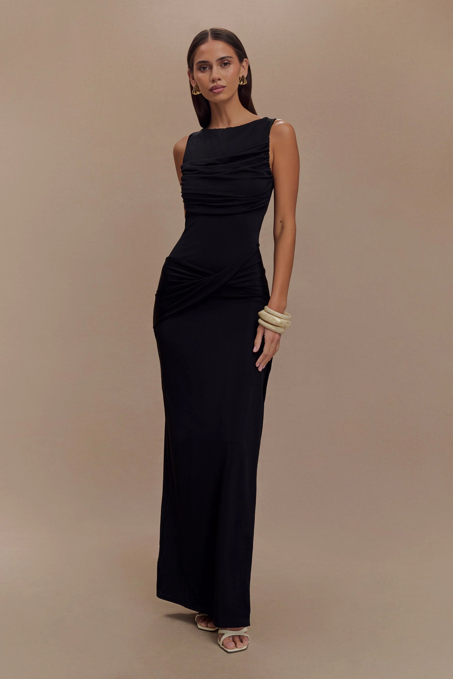 Philippa - Drape Maxi Dress