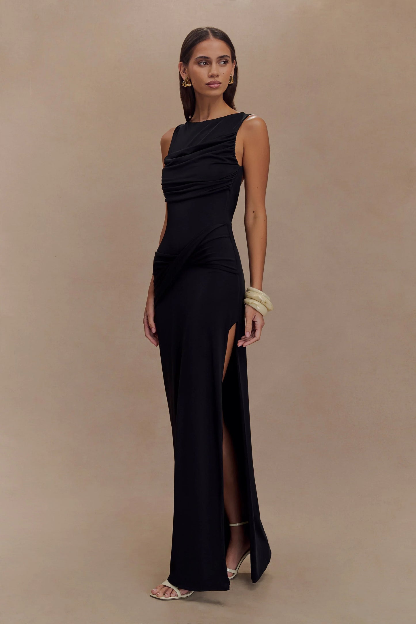 Philippa - Drape Maxi Dress