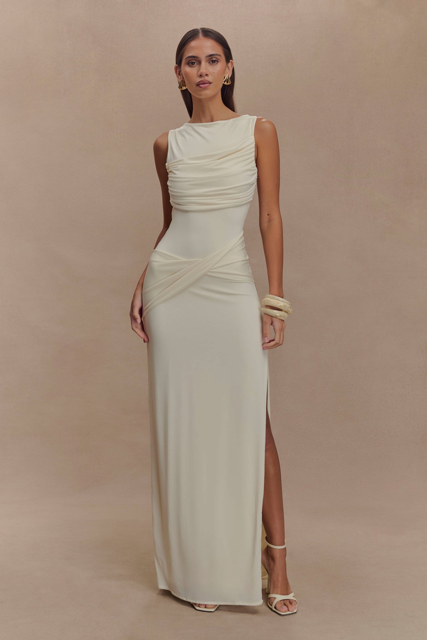 Philippa - Drape Maxi Dress