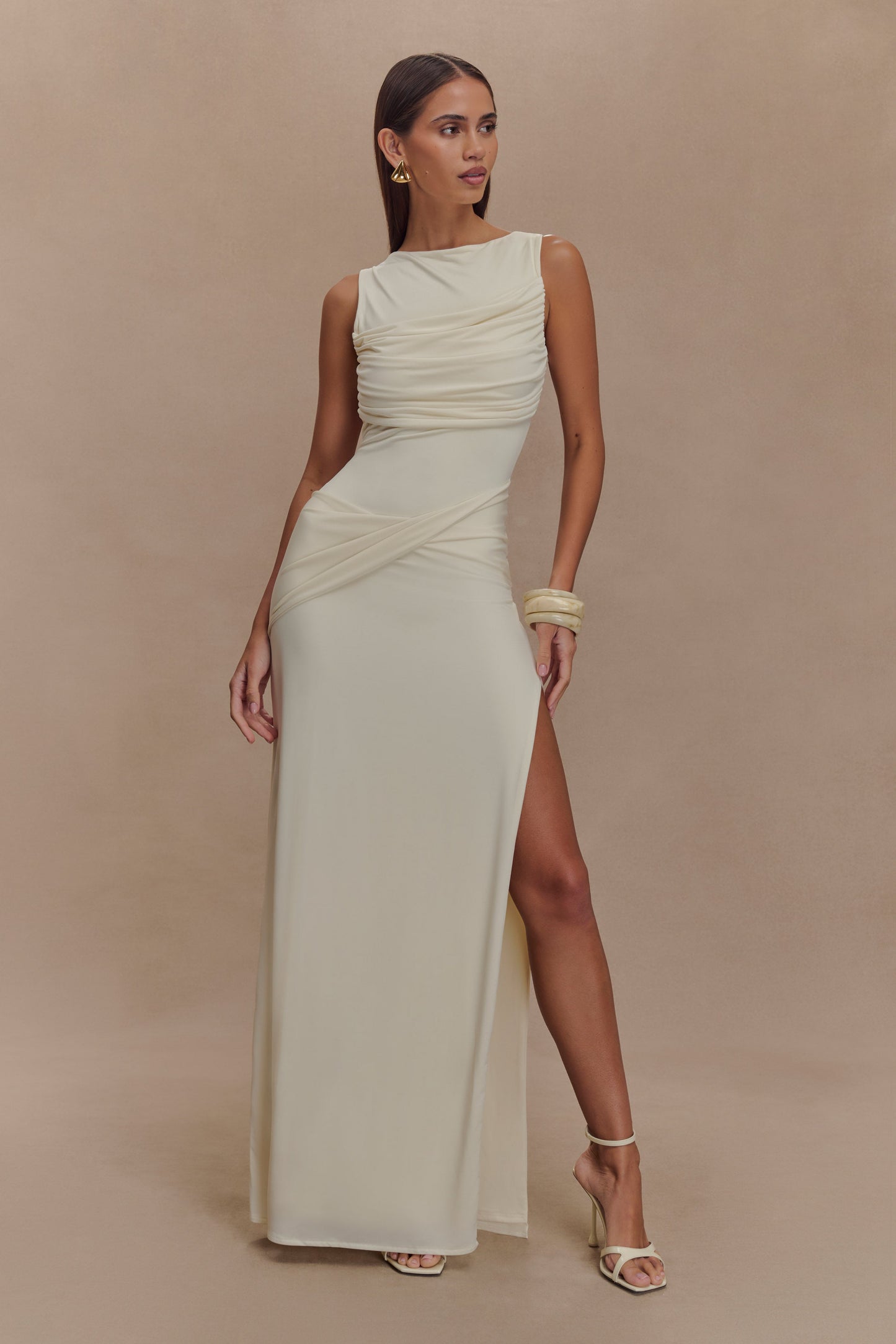 Philippa - Drape Maxi Dress
