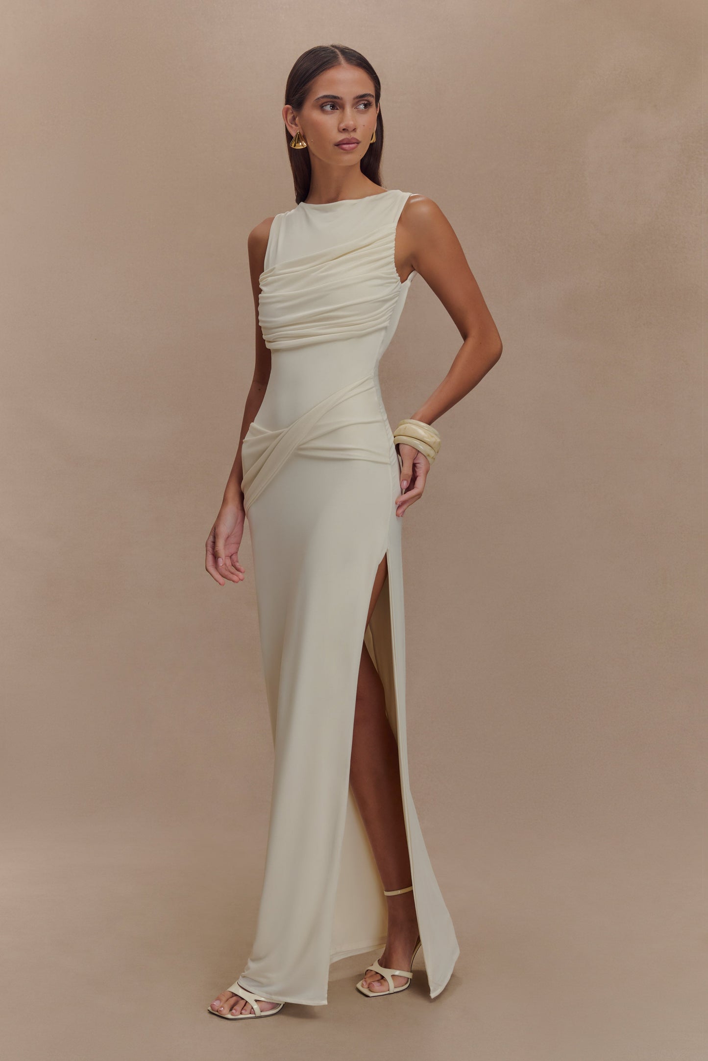 Philippa - Drape Maxi Dress