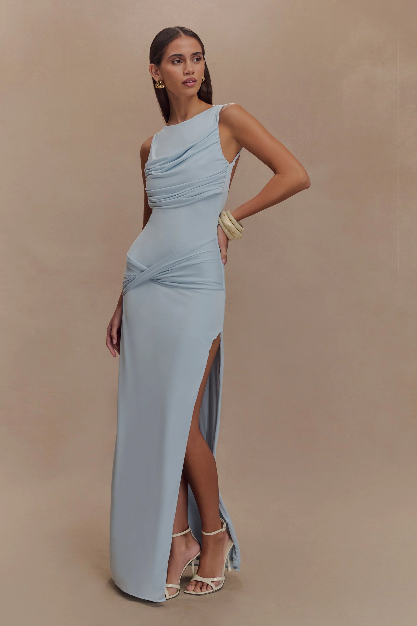 Philippa - Drape Maxi Dress