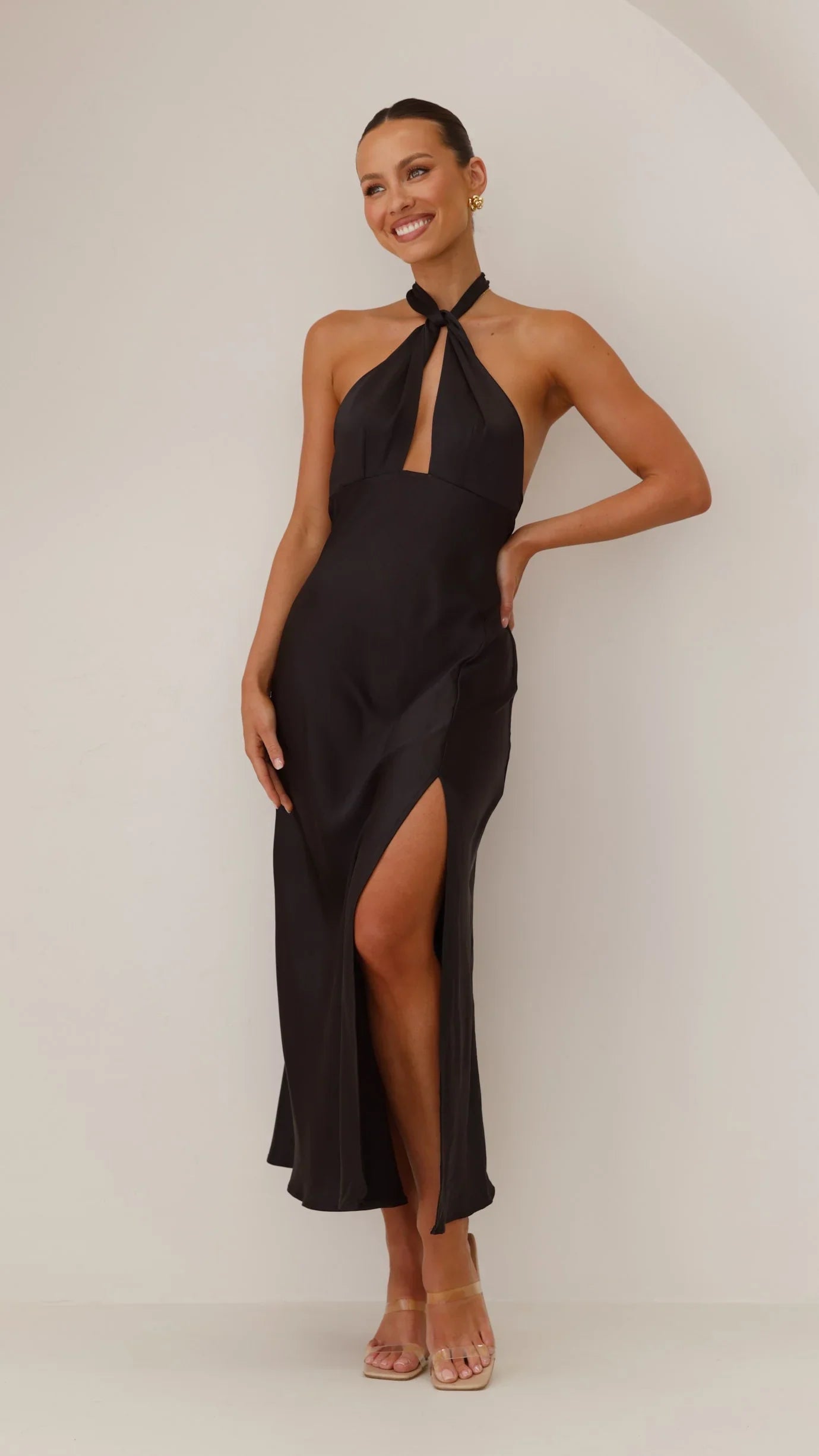 Vesta - Halter Maxi Dress