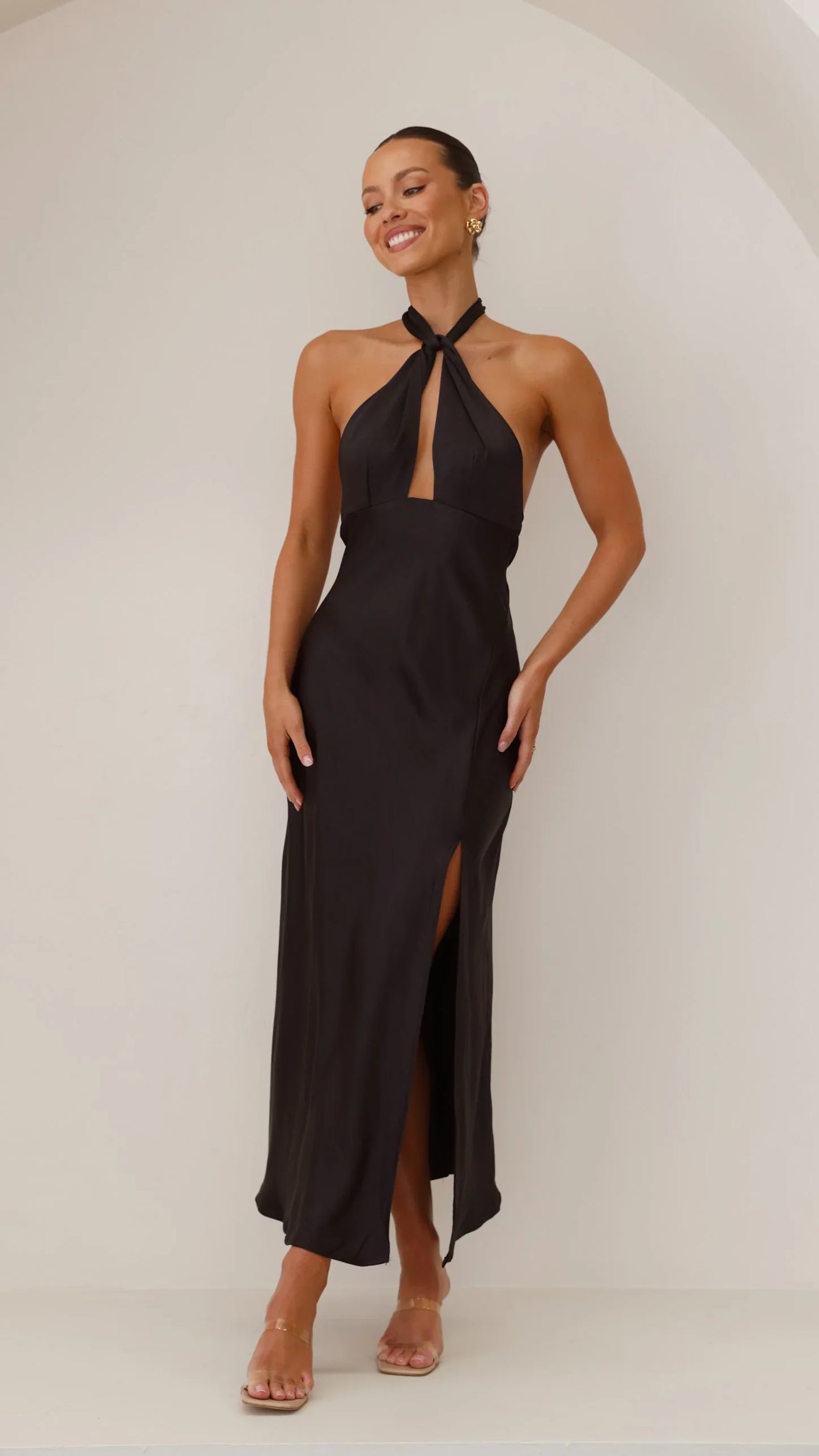 Vesta - Halter Maxi Dress