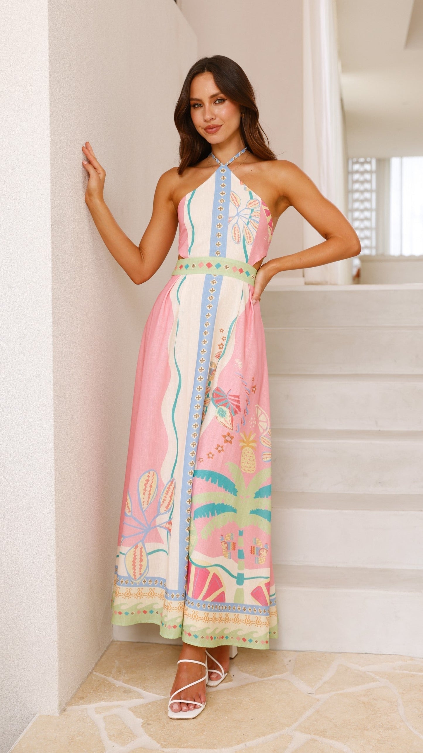 Paloma - Halter Maxi Dress