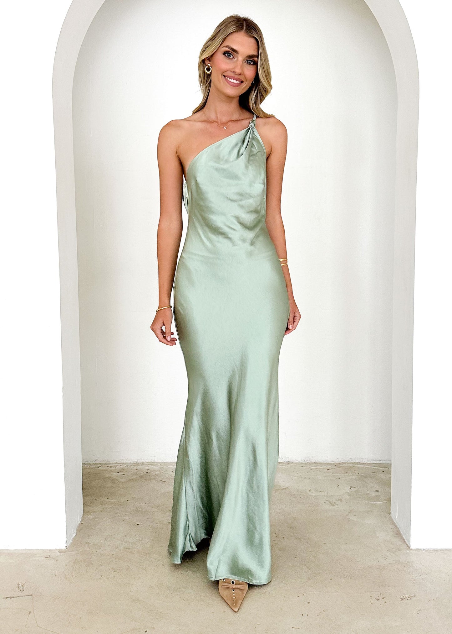Juno - One-Shoulder Maxi Dress