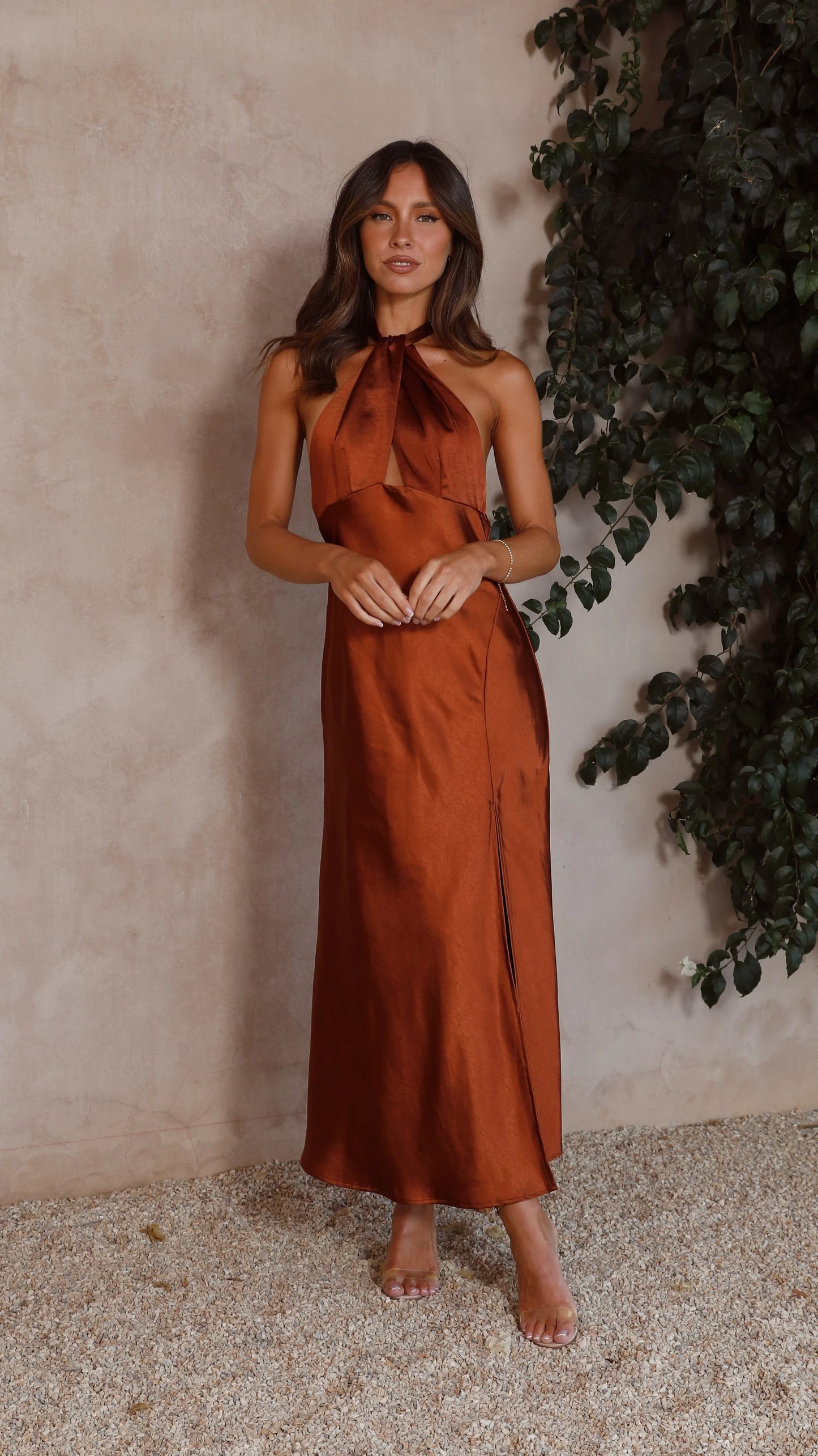 Vesta - Halter Maxi Dress