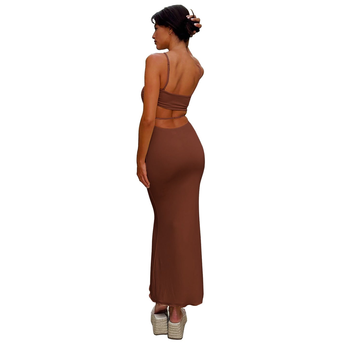Persephone - Backless Maxi Dress