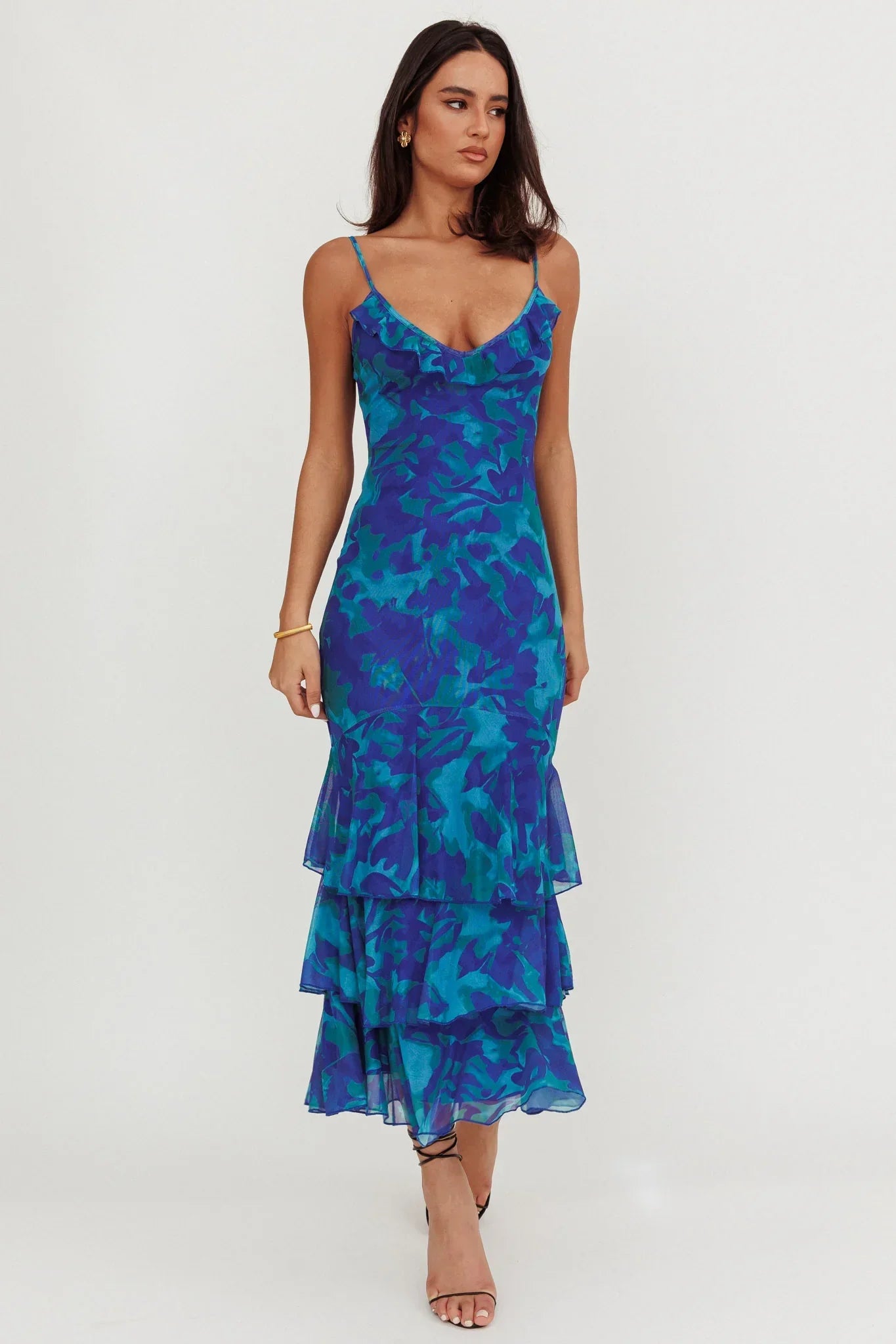 Hestia - Ruffled Maxi Dress