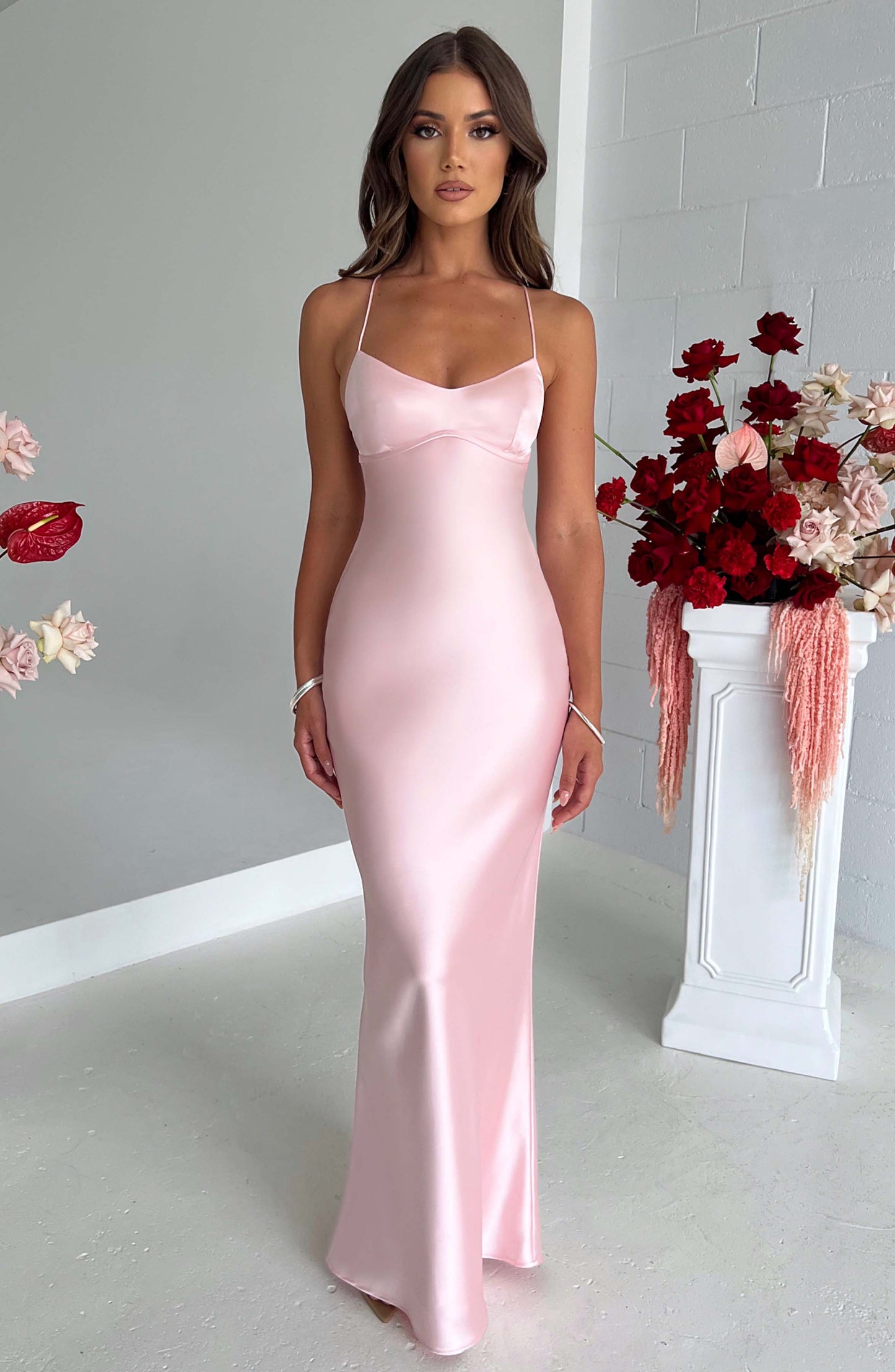 Venus - Satin Maxi Dress