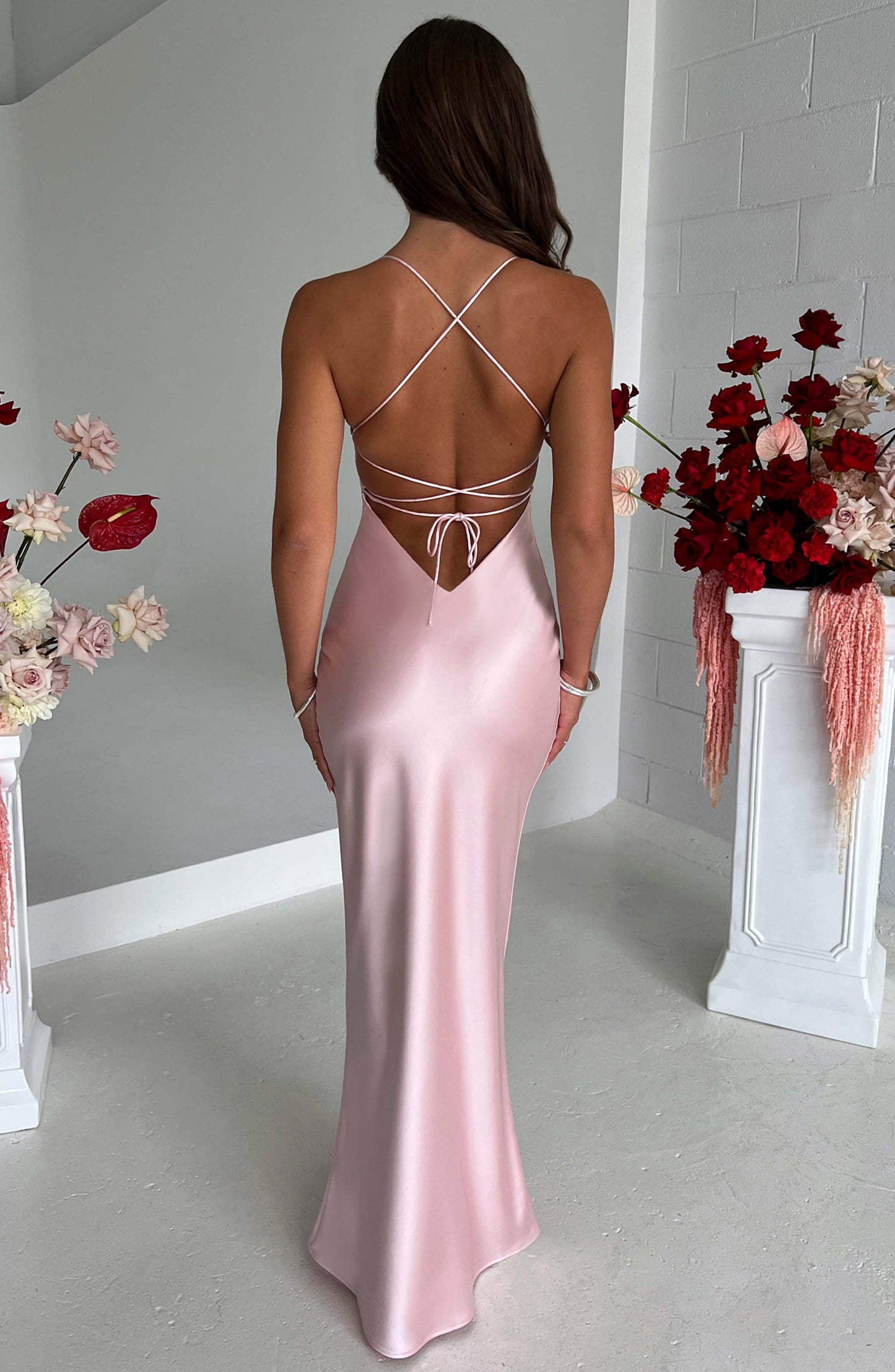 Venus - Satin Maxi Dress