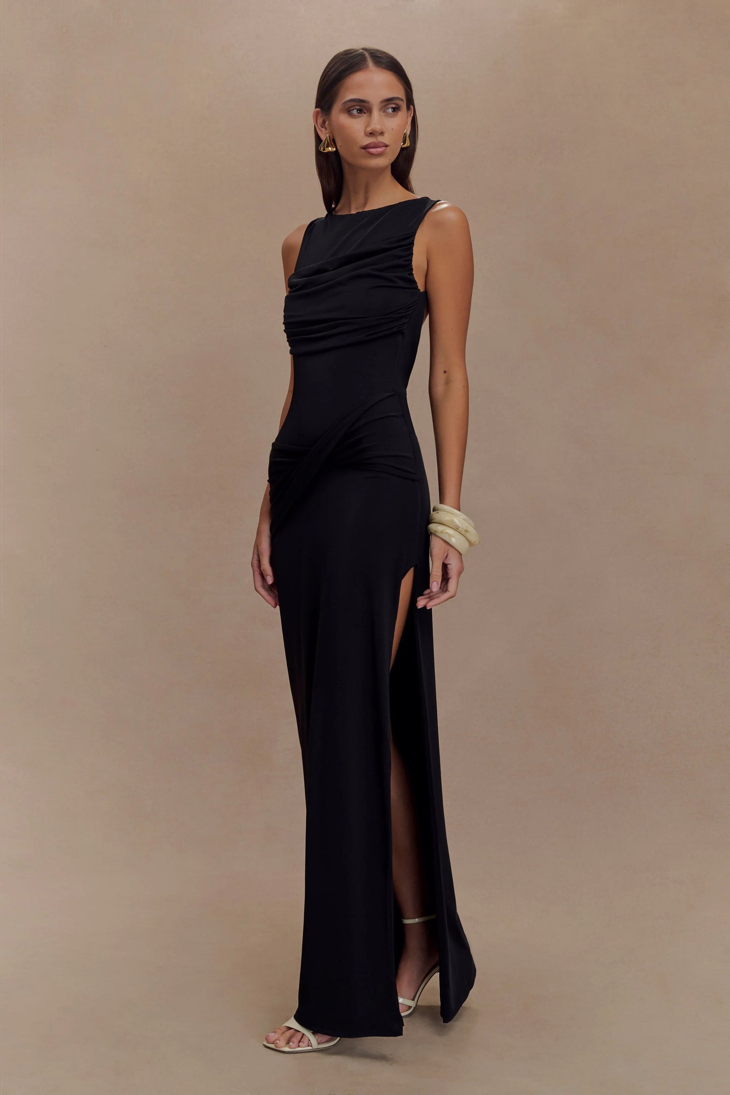 Philippa - Drape Maxi Dress