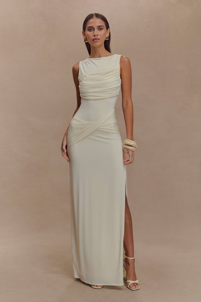 Philippa - Drape Maxi Dress
