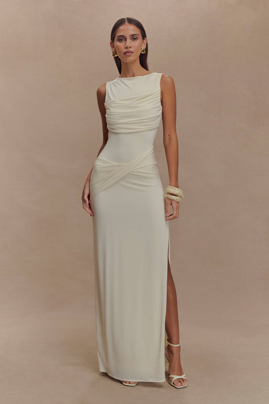 Philippa - Drape Maxi Dress