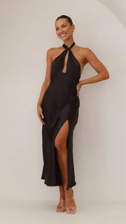 Vesta - Halter Maxi Dress