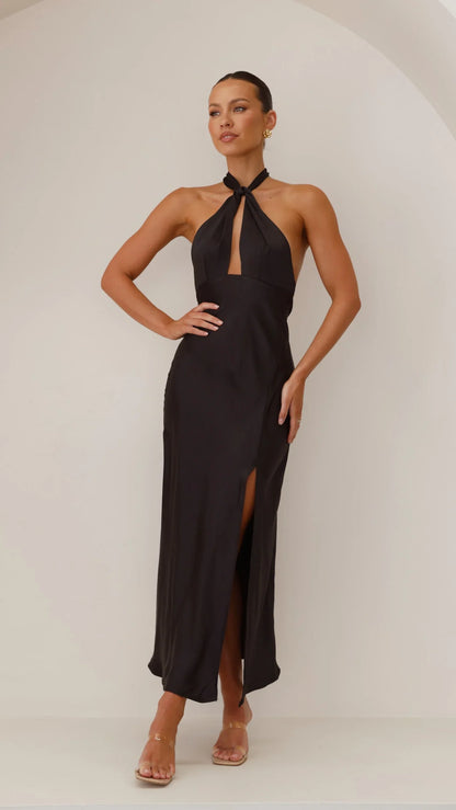 Vesta - Halter Maxi Dress