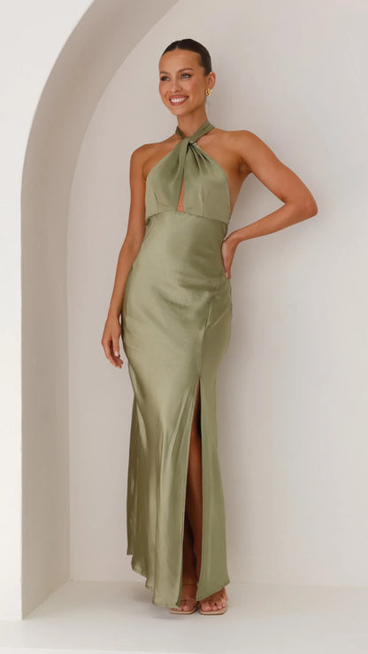 Vesta - Halter Maxi Dress