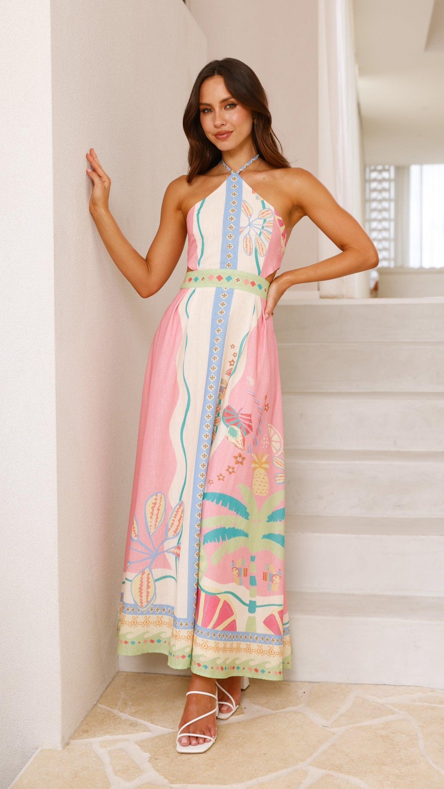 Paloma - Halter Maxi Dress