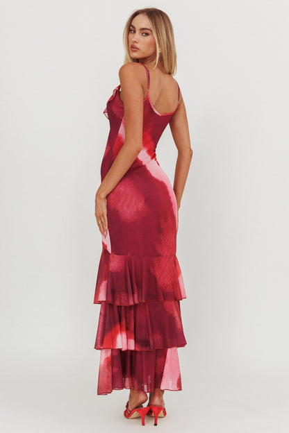 Hestia - Ruffled Maxi Dress