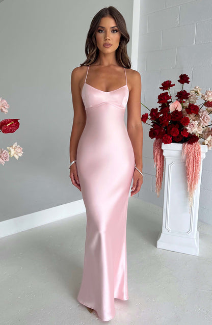 Venus - Satin Maxi Dress
